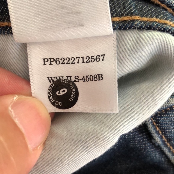 Everlane The Original Cheeky Jean Mid-Blue High Rise- size 23 Tall - Picture 5 of 7